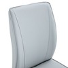 GlasFlength Indoor Dining Chairs Modern Dining Place with Comfortable Support for Dining Room or Kitchen, Gray,17.5”*16”*39" - 3 of 4