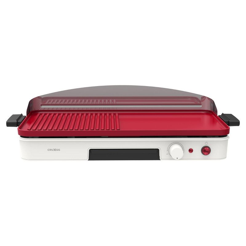 CRUXGG 500&#176;F Extra Large Ceramic Nonstick Searing Grill &#38; Griddle - Snow, 1 of 8