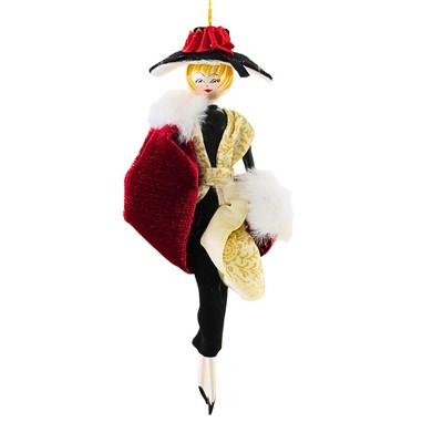 Italian Ornaments 7.0 Inch Nicole In New York City Italian Fashion Diva Tree Ornaments
