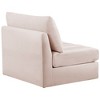 Meridian Furniture,Jacob Velvet Armless - 2 of 4