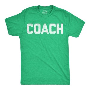 Mens Funny T Shirts Coach Sarcastic Sports Team Graphic Novelty Coaching Tee For Men - Crazy Dog Men's T Shirt Gift for Teacher - 1 of 4