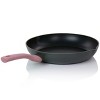 Oster Rigby 12 Inch Aluminum Nonstick Frying Pan in Pink with Pouring Spouts - 4 of 4