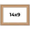 PosterPalooza | Photo Size Weathered Yellow Picture Frame - UV Acrylic, Foam Board Backing, Hanging Hardware - 2 of 4