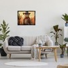 Stupell Industries Cowboy Sheriff Cat Black Floater Framed Canvas Wall Art - 2 of 4
