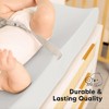 LISM 2-Pack 100% Cotton Changing Pad Covers Diaper Changing Pad Sheets - 3 of 4