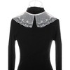 Elerevyo Women Blouse Embroidery Neck Ruff Detachable False Dickey Collar 1 Pc - 3 of 4