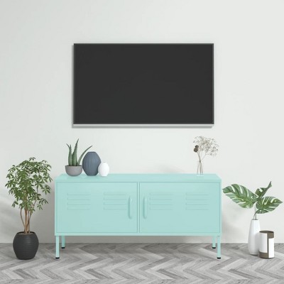vidaXL TV Stand Mint 41.3 in.x13.8 in.x19.7 in. Steel