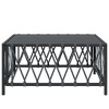 vidaXL Garden TableWoven fabric, powder-coated steel - 3 of 4