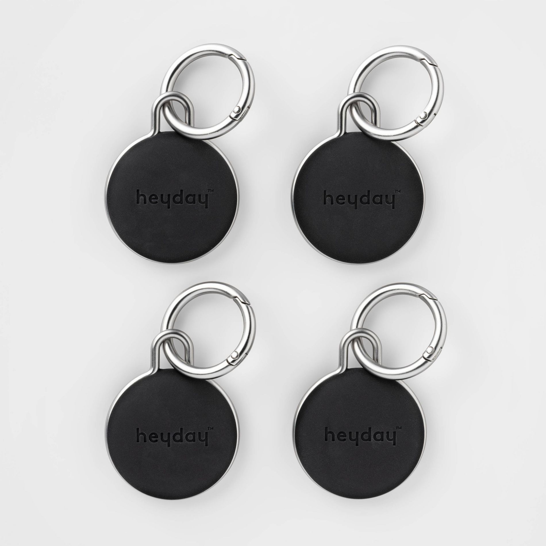 AirTag 4pk Silicone Keychain - heyday™ Black