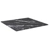 vidaXL Table Top Black 15.7"x15.7" 0.2" Tempered Glass with Marble Design - 2 of 4