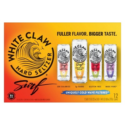 White Claw Surf Hard Seltzer - 12pk/12 fl oz Cans