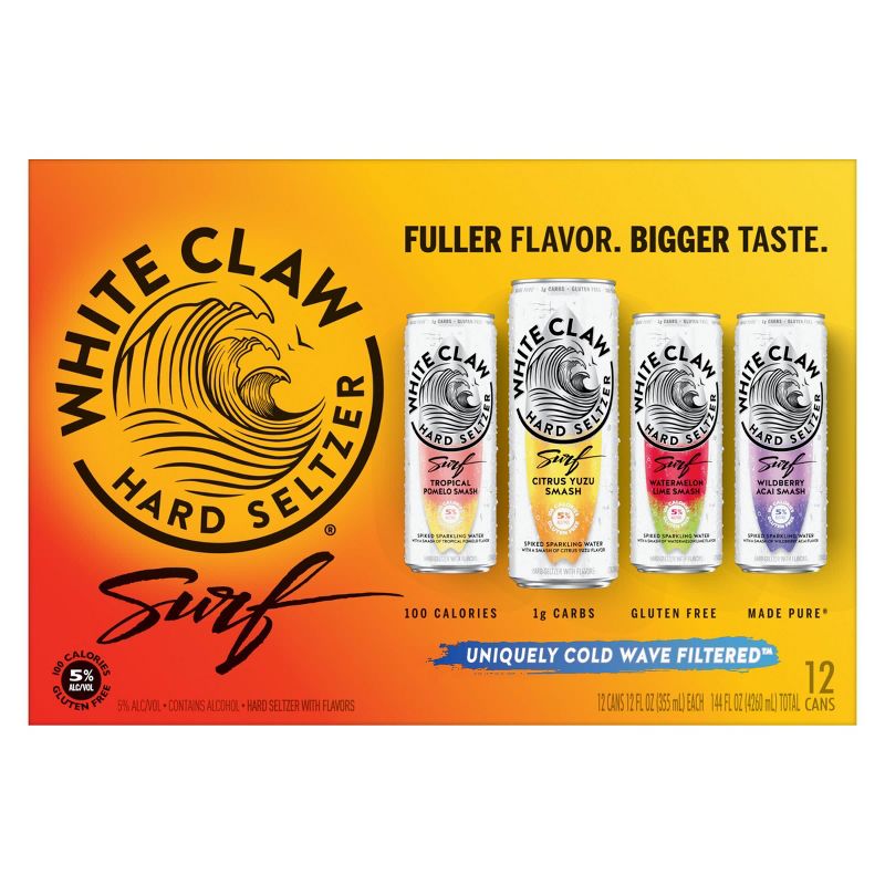 White Claw Surf - 12pk/12 fl oz Cans, 3 of 9
