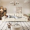 104.7 Inch Modern Cloud Sofa for Living Spaces, 4-Seat Tufted Couch with Wide Removable Armrests, Chenille Sofa with Metal Legs-Coolbibila - 3 of 4