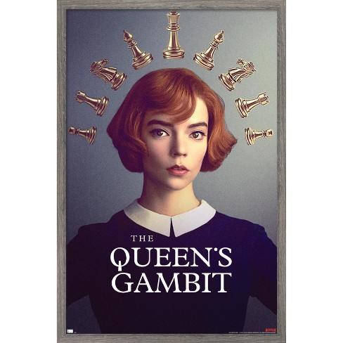 Trends International Netflix The Queen's Gambit - Chess Framed