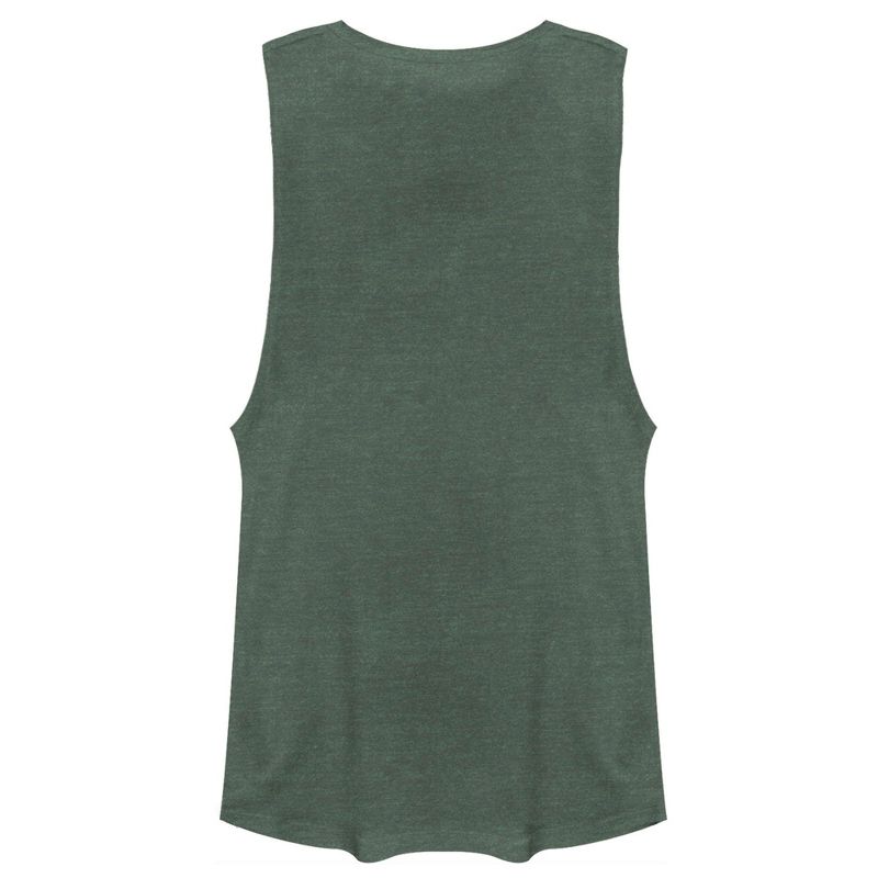 Juniors Womens Harry Potter Slytherin House Shield Festival Muscle Tee, 3 of 5