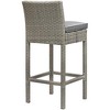 Modway Conduit Outdoor Patio Wicker Rattan Bar Stool - 3 of 4