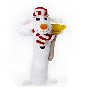 Multipet Loofa Snowman Dog Toy - 1 of 1