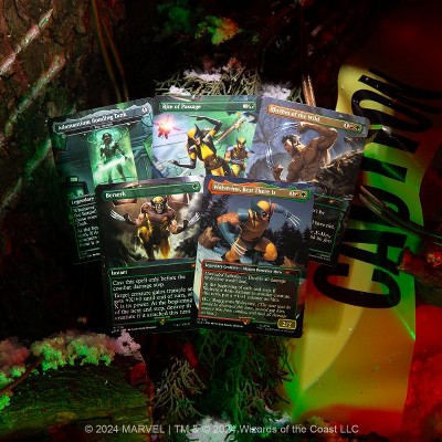 Magic the Gathering Secret Lair x Marvel's Wolverine - Rainbow