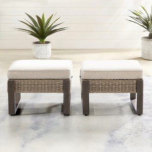 UPTIOT Outdoor Ottoman with Cushion - 1 of 4