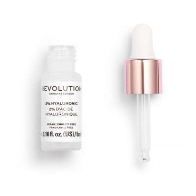 Makeup Revolution Skincare Plumping & Hydrating Serum - 2% Hyaluronic Acid  Mini - 0.16 fl oz