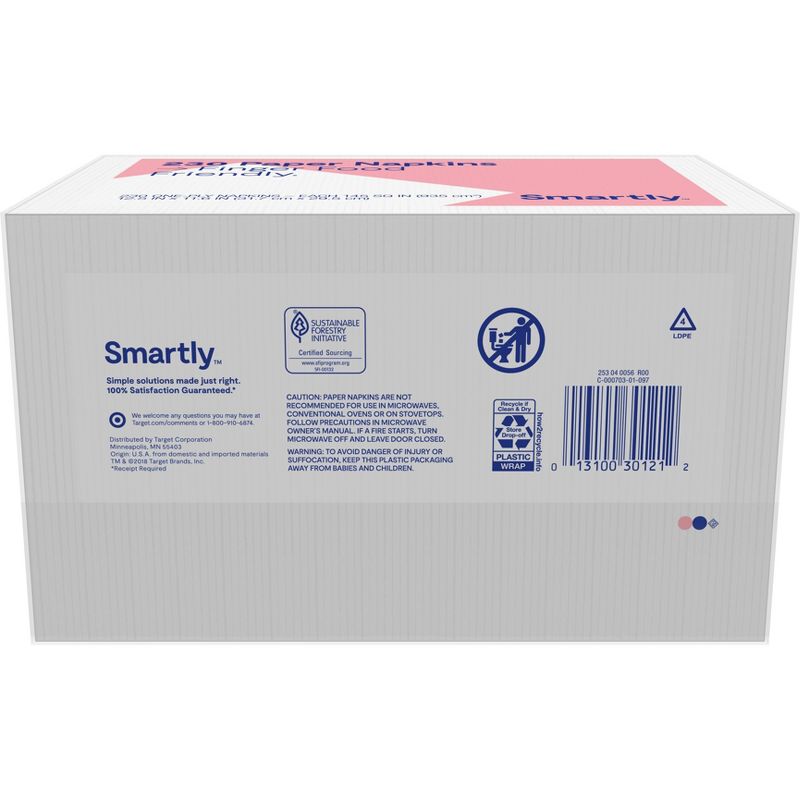 Disposable Paper Napkins - 230ct - Smartly&#8482;, 4 of 7