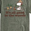 Men's - Peanuts - All Good In The Woods Short Sleeve Graphic T-Shirt - 2 of 4