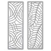 Set of 2 Wooden Leaf Handmade Intricately Carved Wall Decors Light Gray - Olivia & May: Bohemian Style, MDF Composite, Nature Art - 4 of 4