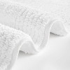 SEVOBAL Bathroom Rugs Bath Mat Rug Home Decor Carpet Shower Mat Home Decor for Bathtub Side Floor Shower Room Bathroom, White, 24"*17"*0.75" - 4 of 4