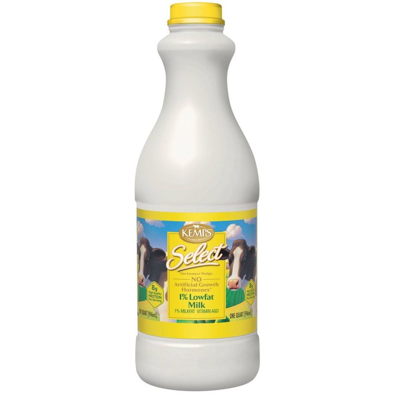 Kemps 1% Milk - 1qt, 1 of 9