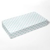 Bacati - Morocan Tiles Aqua Muslin 100 percent Cotton Universal Baby US Standard Crib or Toddler Bed Fitted Sheet - 2 of 4