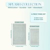 Splash Ultra-Soft Zero Twist 100% Ring Spun Cotton Mix Towel Set  - Reversible, 550 GSM, Breathable, Lightweight, Highly Absorbent Towels for Bathroom - 2 of 4