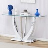 NicBex 50Inch Minimalist Rectangular Dining Table with Tempered Glass Tabletop and MDF Legs - 2 of 4