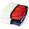 Marvel Spider-Man Blanket Crouched Action Stance Silk Touch Fuzzy Fleece Back Throw - 4 of 4