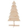 Aghana Digitals 120cm Unfinished Solid Pine Wooden Christmas Tree - Rustic DIY Decor with Sturdy Tea color 3.66x9.21x31.22 in - 3 of 4