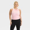 Women's High Neck Racerback Tank Top - All In Motion™ - 3 of 3