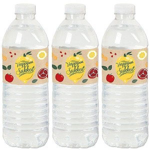 Big Dot of Happiness Sukkot - Sukkah Holiday Water Bottle Sticker Labels - Set of 20 - 1 of 4