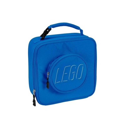 lego brick lunch bag