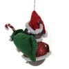 Italian Ornaments 5.0 Inch Santa Owl Ornament Italian Bird Christmas Tree Ornaments - 2 of 3