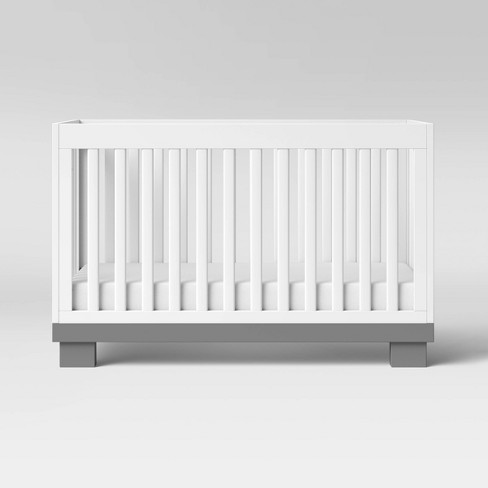 Babyletto Modo 3 In 1 Convertible Crib With Toddler Rail White