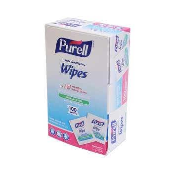 Purell Ethyl Alcohol Alcohol Hand Sanitizing Wipe Individual Packet 100 Wipes