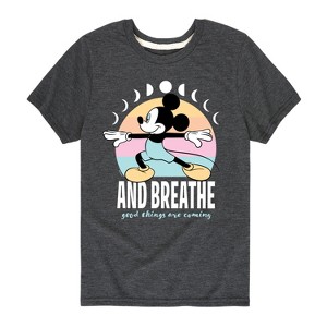 Boys' - Disney - Mickey And Breathe Short Sleeve Graphic T-Shirt - 1 of 4