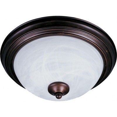 Maxim Lighting Essentials - 583x 1 - Light Flush Mount in  Oil Rubbed Bronze