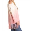 Women's Ombre Cold Shoulder Fringe Sweater - PLUS - umgee - 2 of 3