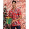 Men's Hawaiian Short - Sleeve Shirt, Classic Aloha Button - Down, Casual Beach Party Vacation Top - 4 of 4