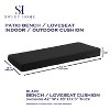Indoor/Outdoor Patio Bench Foam Cushion 18" x 42" by Sweet Home Collection® - 2 of 3