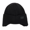 Angela & William Men's High Pile Fleece Lined Cable Knit Winter Beanie with Ear Flap - 2 of 3