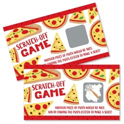 Big Dot Of Happiness Pizza Party Time Dessert Cupcake Toppers Baby Shower Or Birthday Party Clear Treat Picks Set Of 24 Target