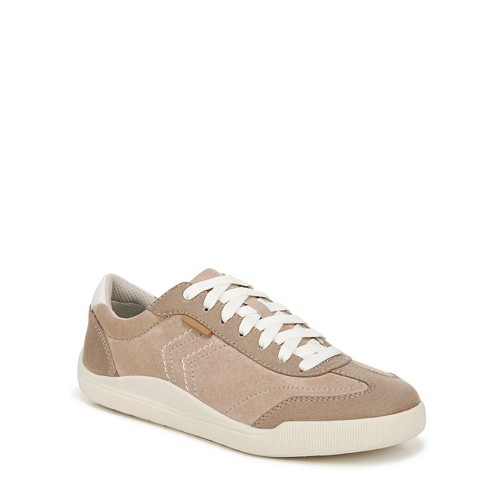 Dr. Scholl s Womens Be True Lace Up Sneakers Taupe 9.5 M Target