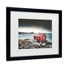 Trademark Fine Art Philippe Sainte Laudy Norwegian Texture Red Matted Framed Art - 3 of 4