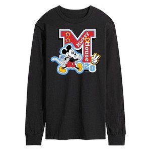 Men's - Disney - Mickey Mouse Long Sleeve Graphic T-Shirt - 1 of 4